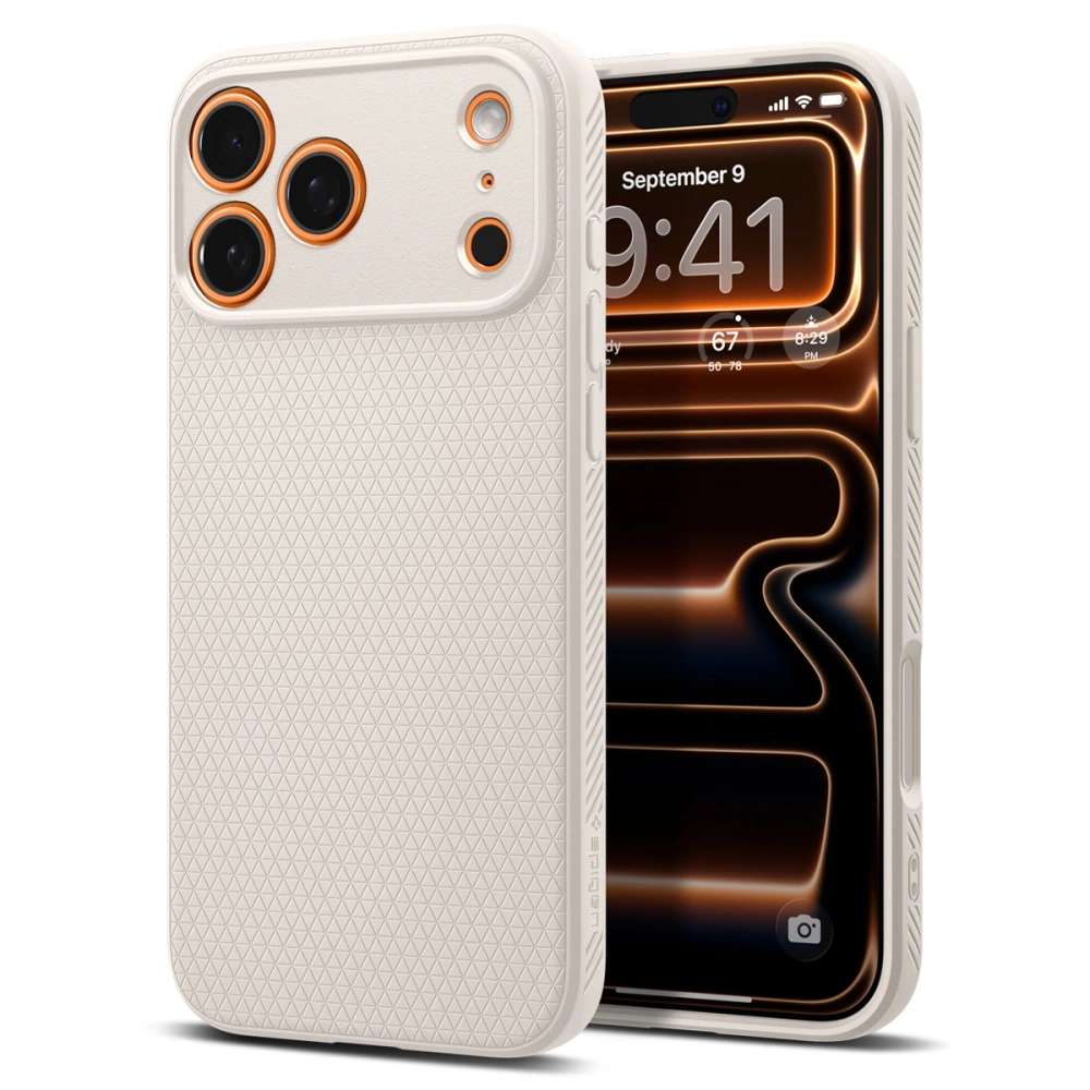 Чехол Spigen Liquid Air для iPhone 17 Pro титан