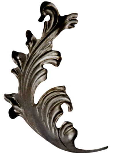 Кованый лист 300х170 Левый