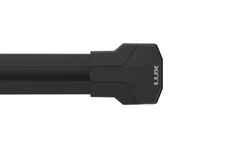 Багажник на рейлинги для Toyota Avensis I универсал (1998-2002) LUX CONDOR, с замком, черный, арт.606961+607081