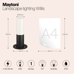 Ландшафтный светильник Outdoor O418FL-01B