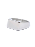 Печатка из стали в минималистичном дизайне