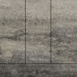 Тротуарная плитка ПРЯМОУГОЛЬНИК 900х300 мм - Листопад гранит Антрацит