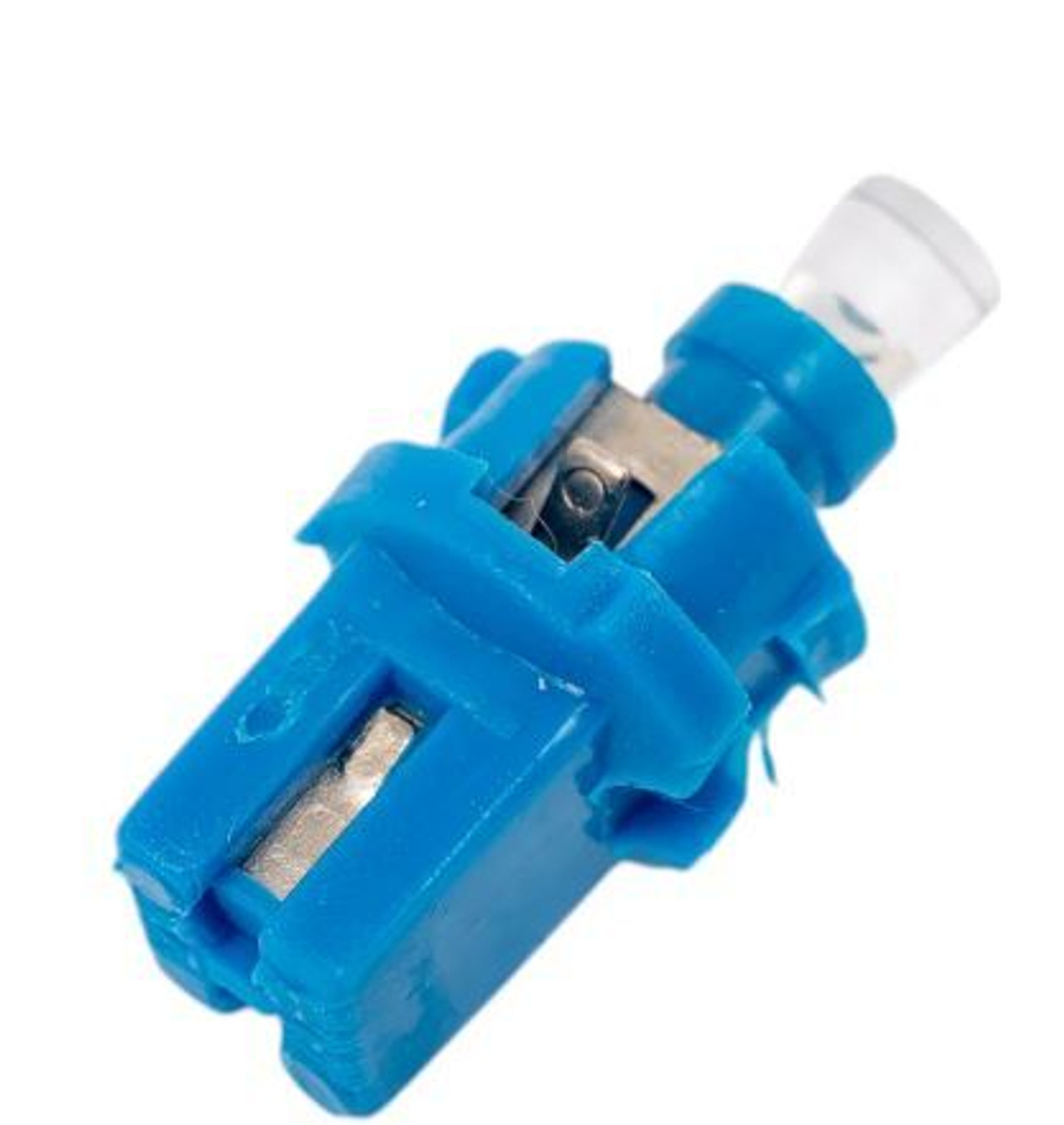 Светодиод 12V T 5   1SMD WITH CAP Blue МАЯК  (панель приборов, с патроном,) 12T5\P8-Blue