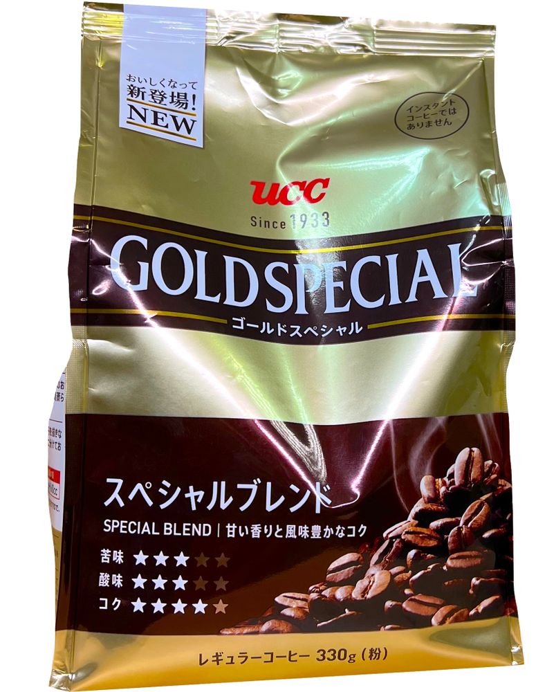 Кофе молотый UCC Gold Special, 330 г, 2 шт