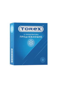 Презервативы продлевающие TOREX латекс, №3, 18 см