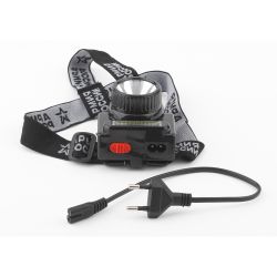 Фонарь налобный светодиодный АРМИЯ РОССИИ GA-501 Гранит аккумуляторный мощный 2 режима черный | Налобные фонари