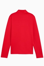 Кофта Puma teamGOAL 1/4 Zip Top Junior - красный