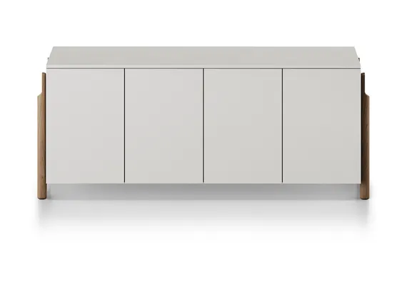 Тумба Basic 4 двери ширина 170 см (дымка)