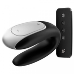 Смарт вибратор для пар Satisfyer Double Fun Connect App черный