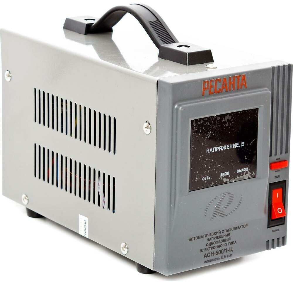 Стабилизатор РЕСАНТА АСН-500/1-Ц однофазный, релейный 220В