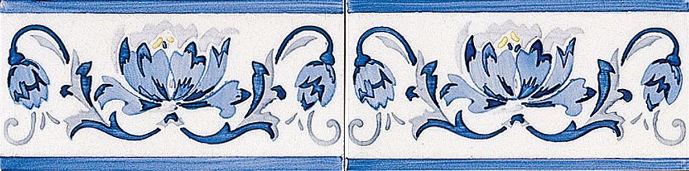 Бордюры ADEX MODERNISTA Cenefa Benidoleig PB Azul C/C B