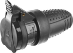 ЗУБР IP44, 16 A/220 В, обрезиненная розетка, Профессионал (55187-B)