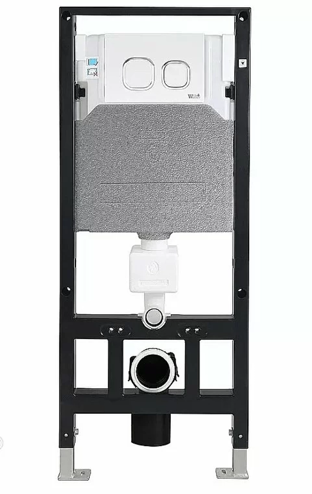 Унитаз с инсталляцией WeltWasser AMBERG 506 + JECKENBACH 004 GL-WT + AMBERG RD-WT