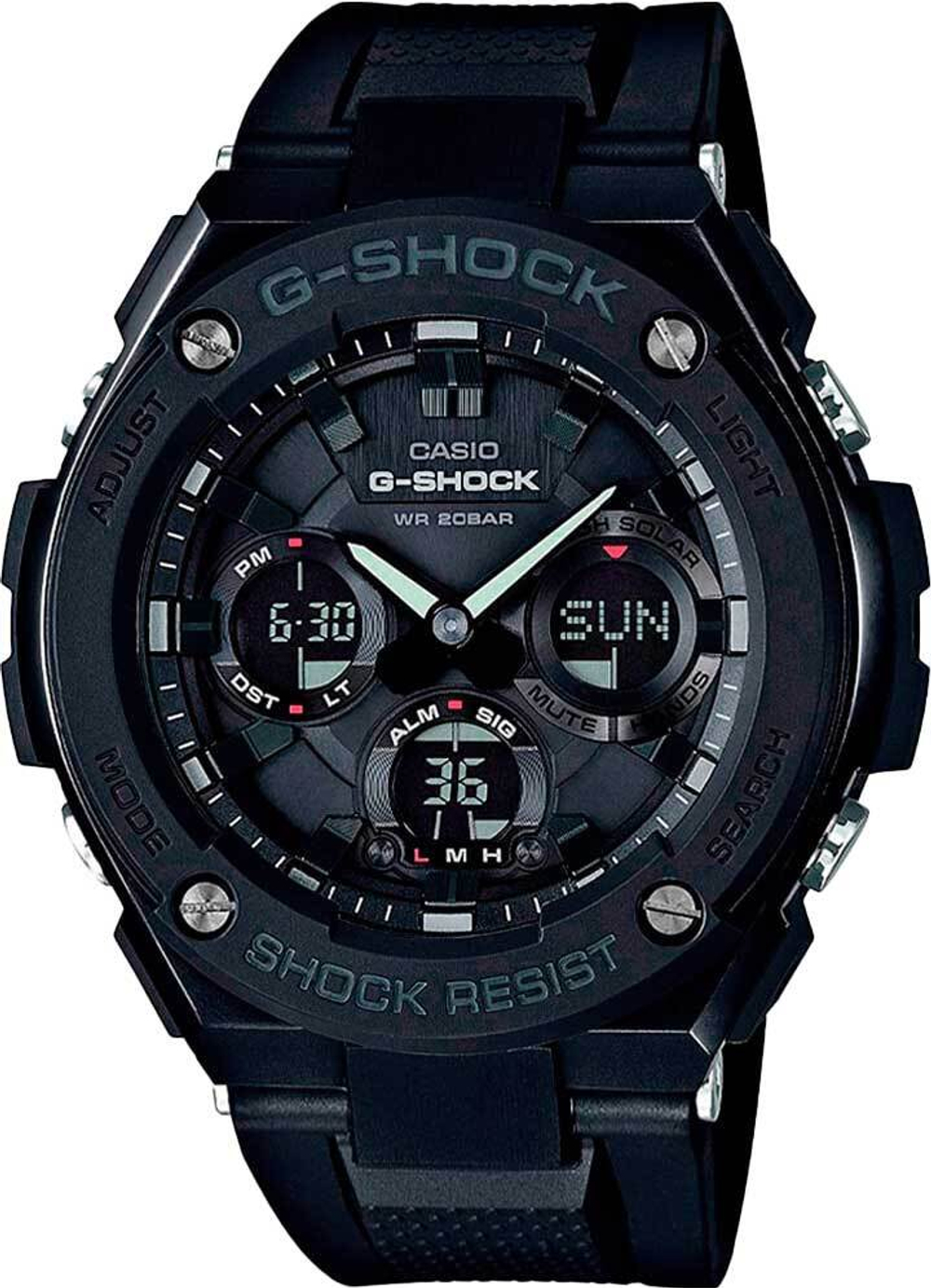 Японские наручные часы Casio G-SHOCK GST-S100G-1B с хронографом