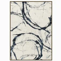 Постер Ambiance 100х140 см, бежевый, синий, коричневый