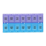 Ezy Dose, еженедельный органайзер для таблеток с замком, 2 шт., размер XL, 1 шт.