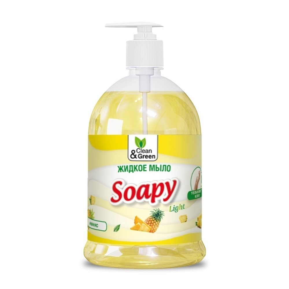 ЖИДКОЕ МЫЛО SOAPY ЭКОНОМ АНАНАС С ДОЗАТОРОМ 1000МЛ CG8237