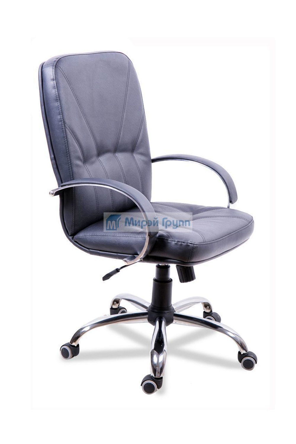Кресло для руководителя МЕНЕДЖЕР КОРОТКИЙ ХРОМ