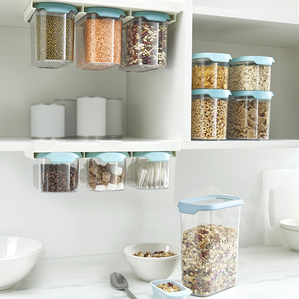 Набор подвесных контейнеров cupboardstore, 1,3 л, темный опал, 3 шт.