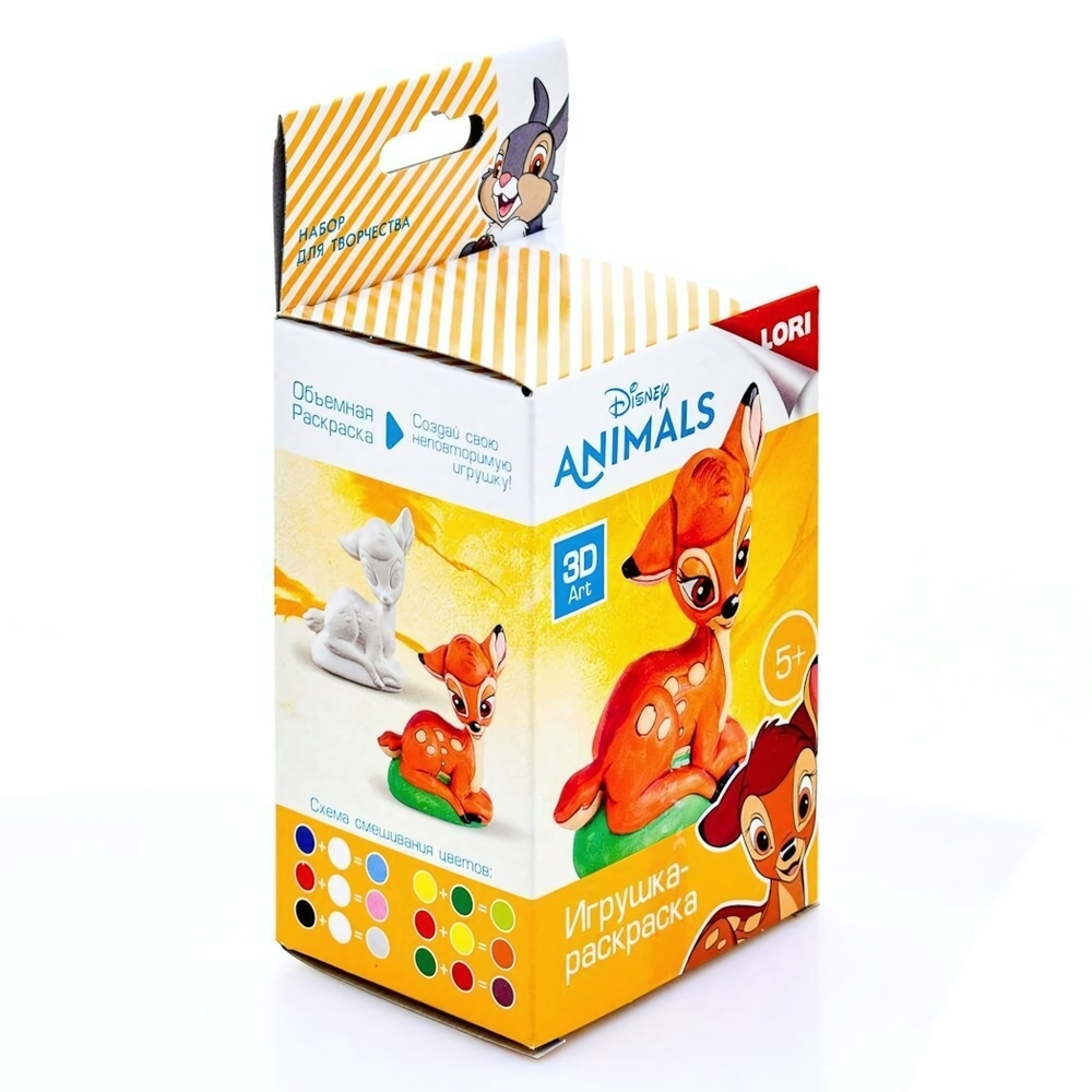 3D Art Игрушка-раскраска "Бемби" (Lori)