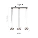 Подвесной светодиодный светильник Favourite Trendig 4376-3P