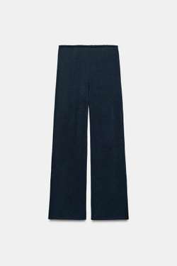ZARA БРЮКИ В СТИЛЕ РУСТИК, МОРСКОЙ СИНИЙ