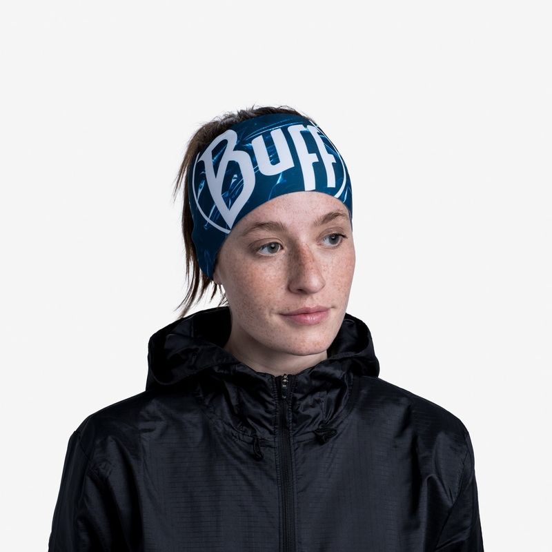 Теплая спортивная повязка на голову Buff Headband Tech Fleece Xcross Фото 5