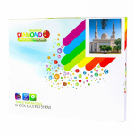 Алмазная мозаика Alingar, на подрамнике, с полным заполнением, (матов.), 30х40 см, 20 цветов, "Мечеть Джумейра"