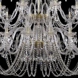 Подвесная люстра Bohemia Ivele Crystal 1402 1402/20+10+5/530/XL-206/3d/G