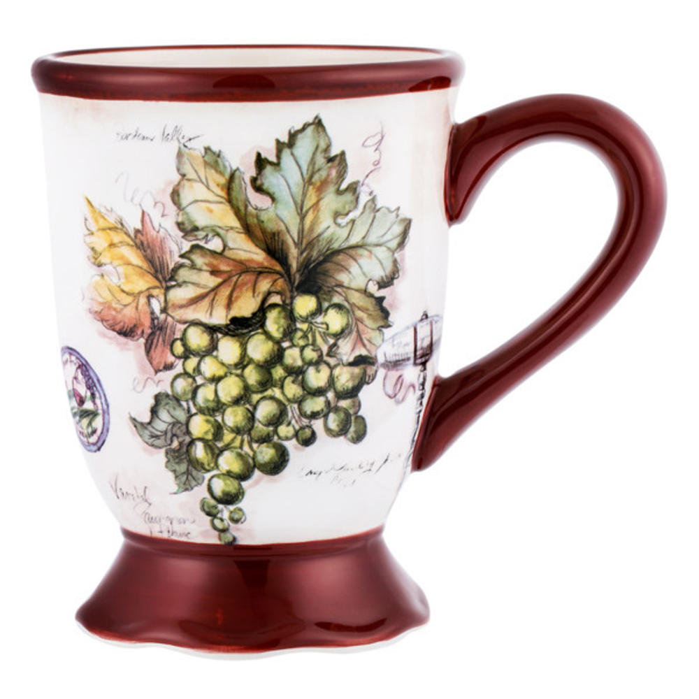 Кружка 550мл Certified Int Виноделие.Зеленый виноград