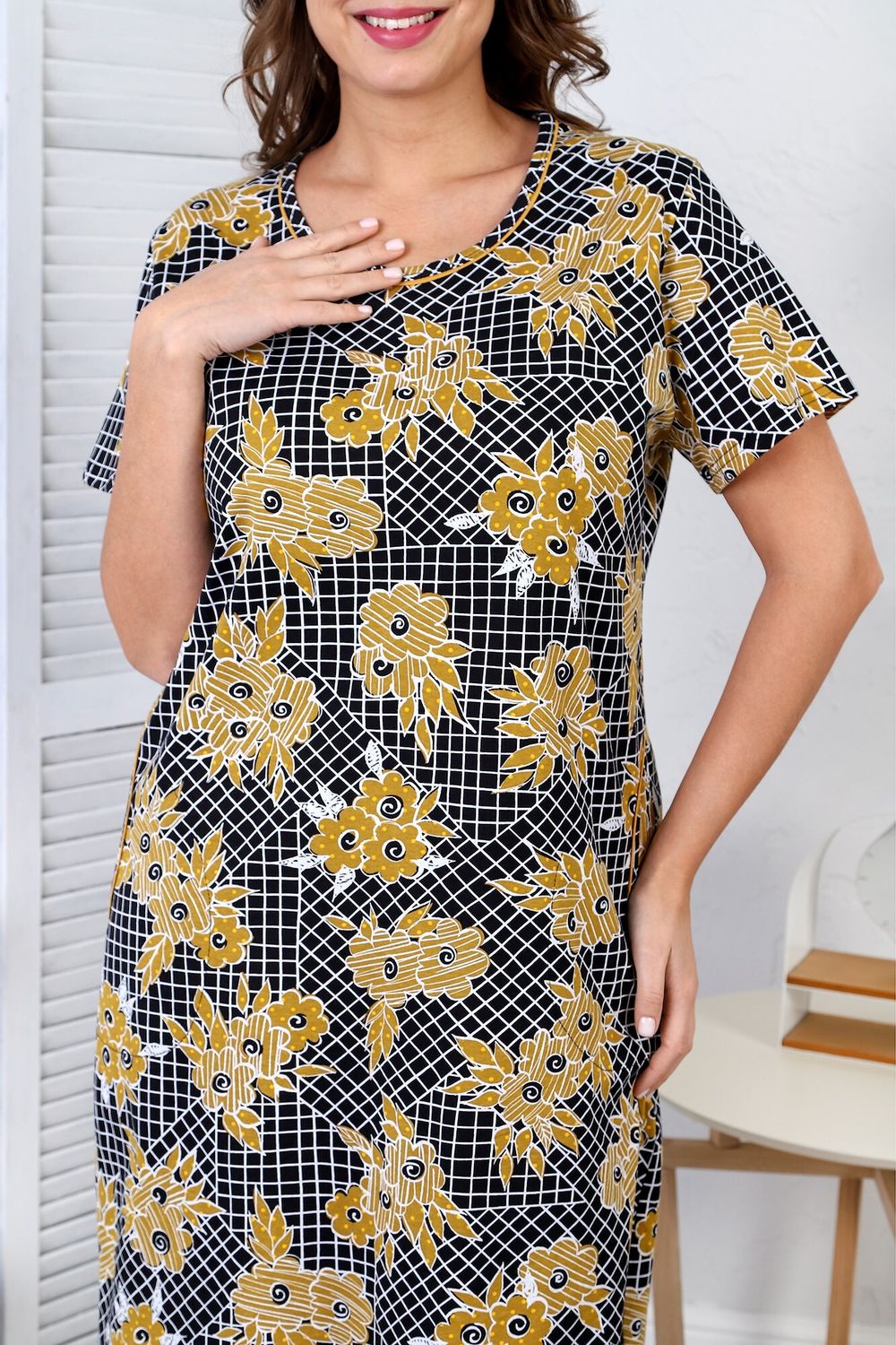 Туника Амели-1 Виотекс ГОРЧИЧНЫЙ