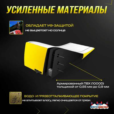 Надувная подушка «RideAir» для байк-трюков и прыжков, 16×9×2,6 м