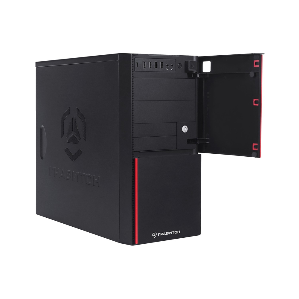 Компьютер ГРАВИТОН Д51И (199568) i5-11400 / 1x16GB / 1xSSD512GB / FP_2xUSB2.0 / 450W / K+M / NoOS / Реестр МПТ