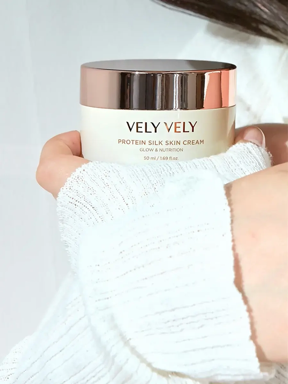 Vely Vely Крем с молочными протеинами и шелком Protein Silk Skin Cream 50 мл