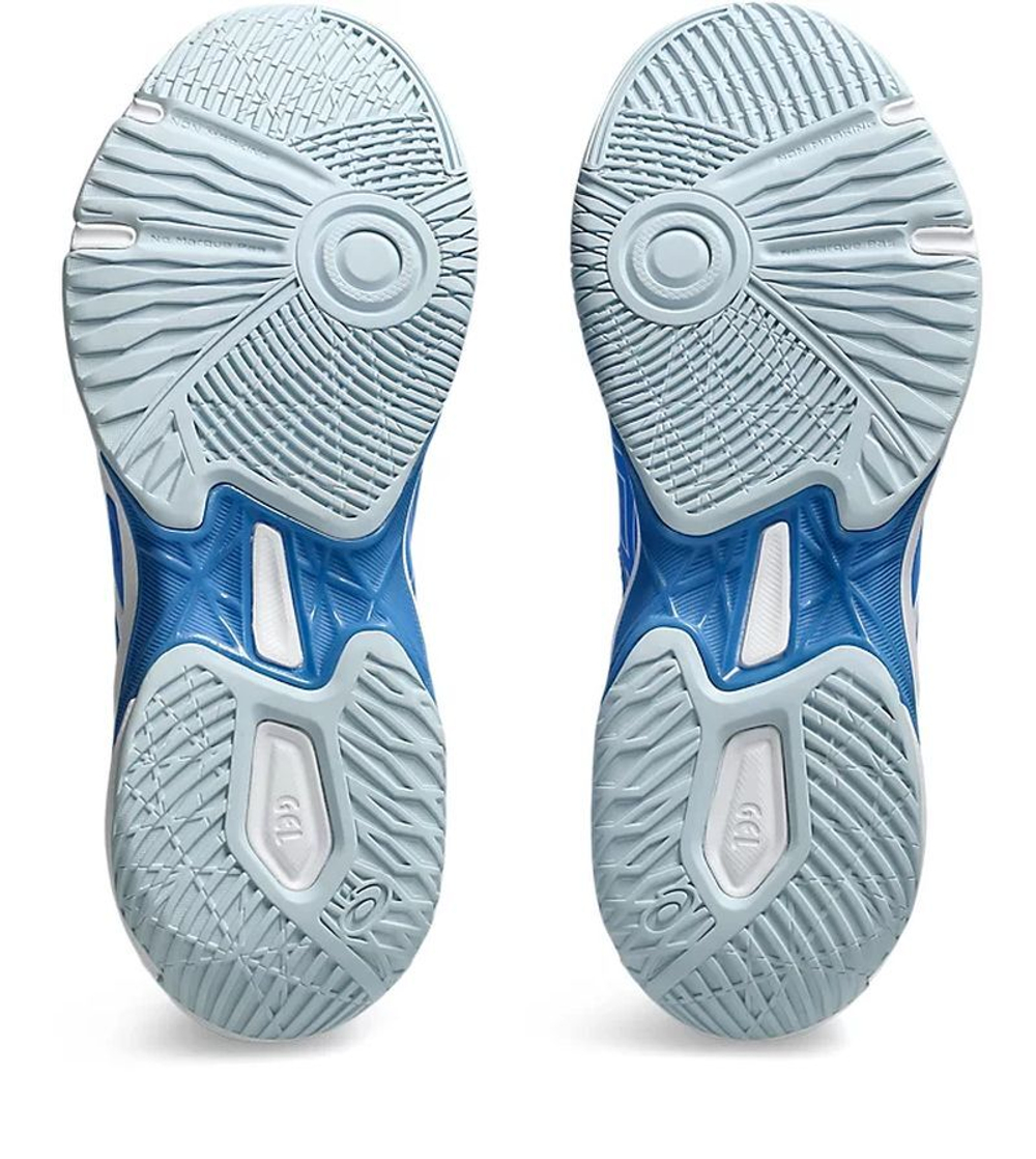 Женские кроссовки для бадминтона/сквоша Asics Gel-Rocket 11 - blue coast/white