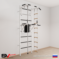 Шведская стенка Sv Sport 575 (Турник стандарт/Брусья/Канат/Лестница)