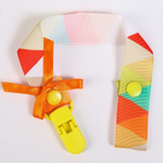 2792855 Держатель для пустышки, ниблера «Совушка» на ленте, МИКС