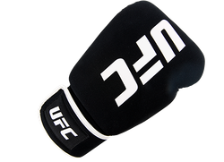 UFC Перчатки для бокса и ММА черные/белые - L