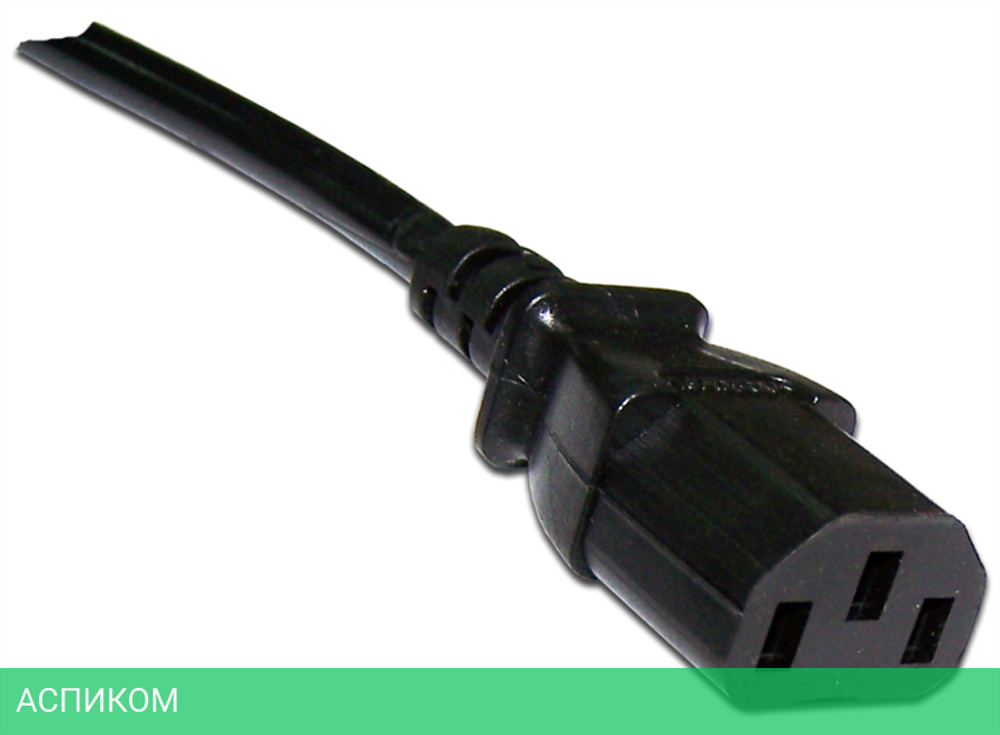 Шнур питания Lanmaster LAN-PP13/SHA-5.0-BK черный