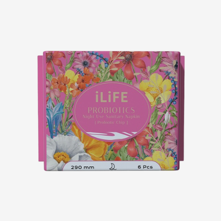 Ежедневные гигиенические прокладки с пробиотиками 290мм 6 шт iLife (0,10PV +купон)