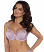 Розовый бюстгальтер с мягкими чашечками на косточках (Размер: 65E) (Цвет: розовый)