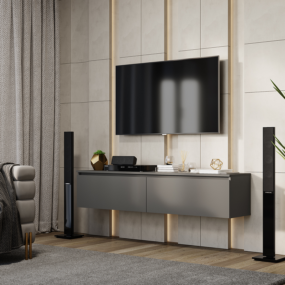 Шкаф навесной Симпл ШКН-07 графит