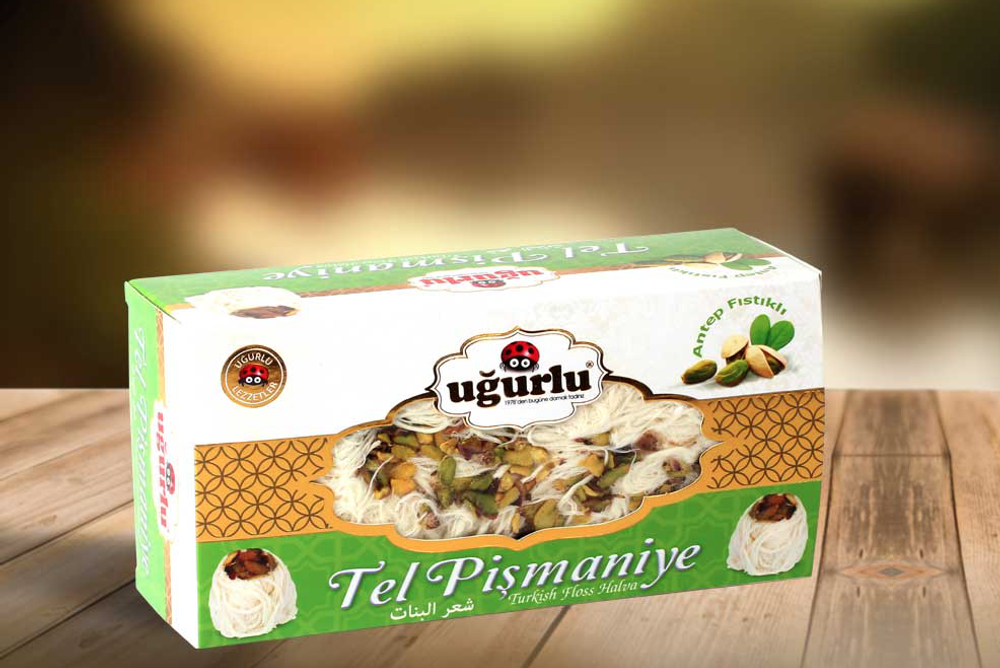 Пищмание UGURLU ванильное с фисташкой 220 гр.