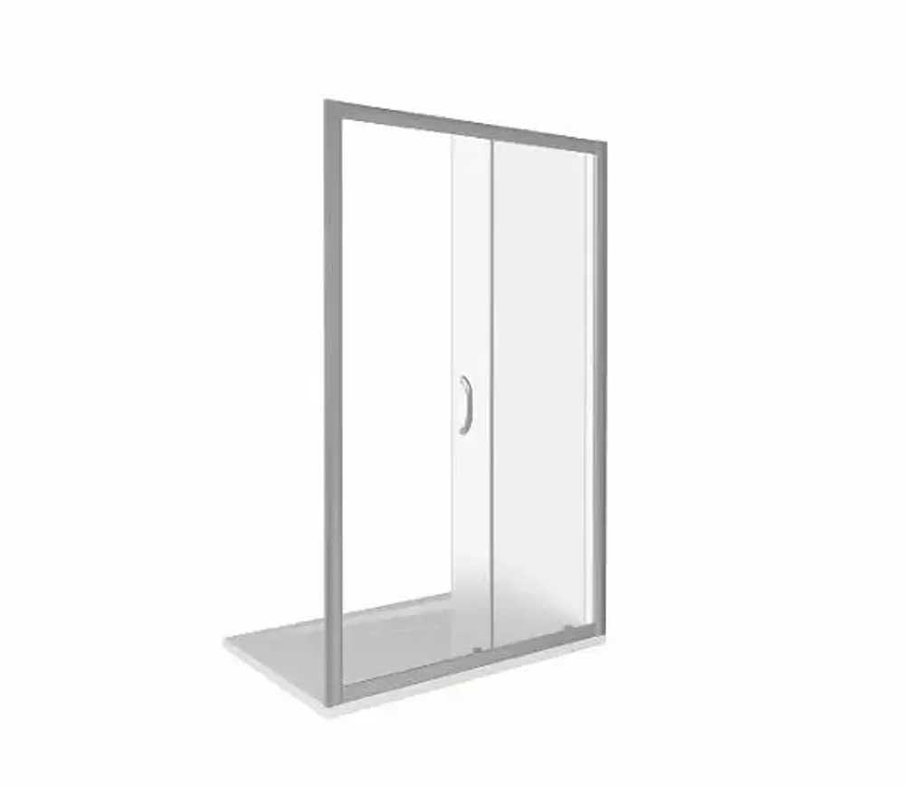 Душевая дверь в нишу Bas Infinity WTW-120-G-CH 120*185 с поддоном 3см