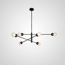 Люстра На Штанге Salme L6 A Black By Imperiumloft