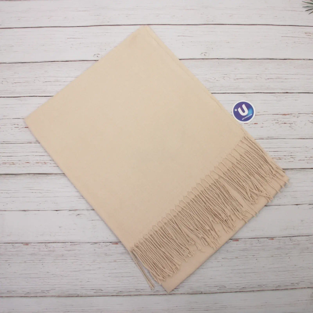 Палантин - шарф «ZIMA», однотонный, цвет мокко, 180*70см (200/215гр)