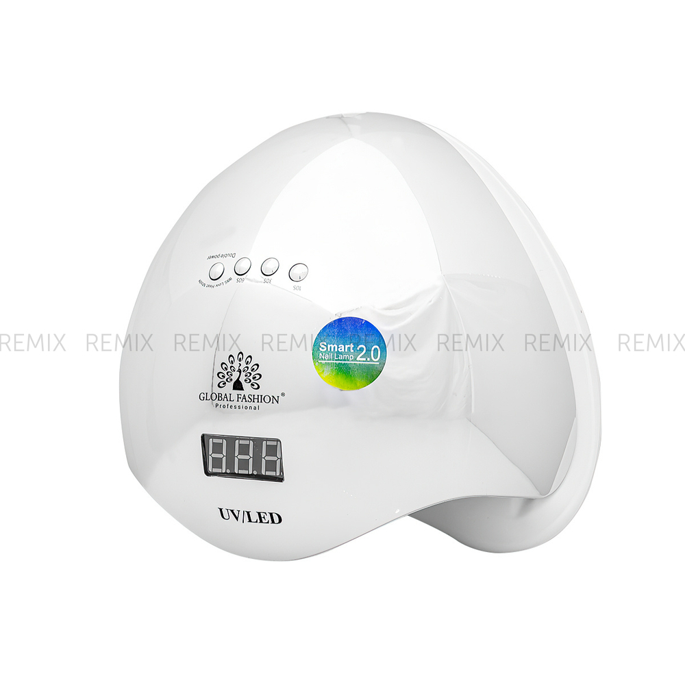 Лампа для ногтей LED/UV 72W, silver, Global Fashion L-1100