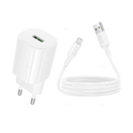Зарядное устройство на Micro QC3.0 Borofone BA102A (white)