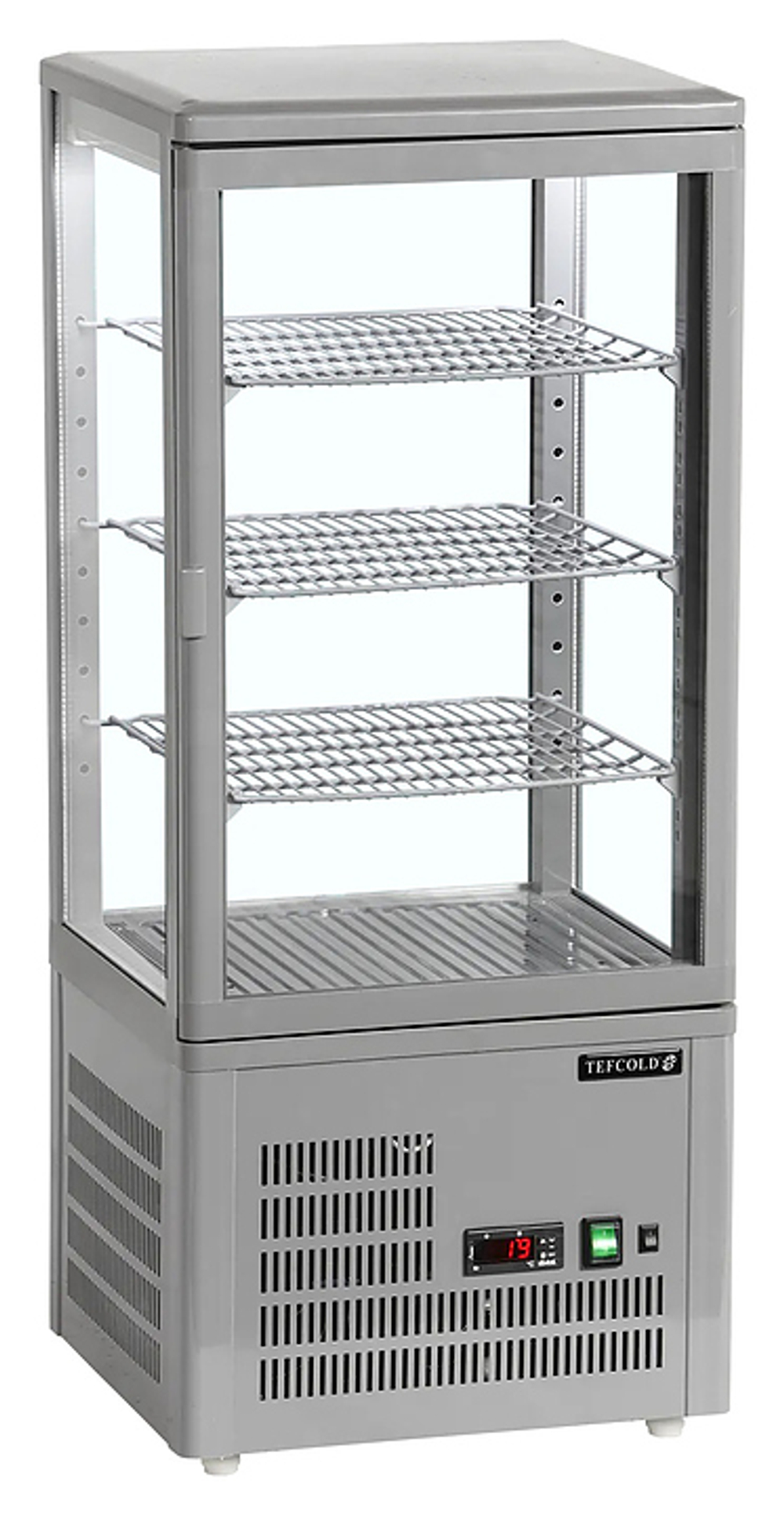 Витрина холодильная TEFCOLD UPD80 серая
