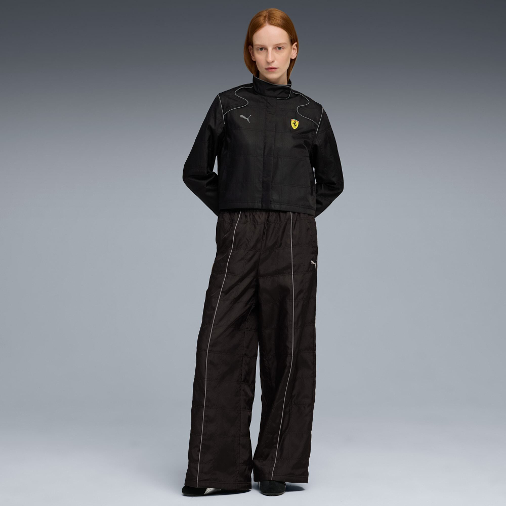 PUMA X SCUDERIA FERRARI ЖЕНСКАЯ КУРТКА HP PREMIUM, ЧЕРНЫЙ